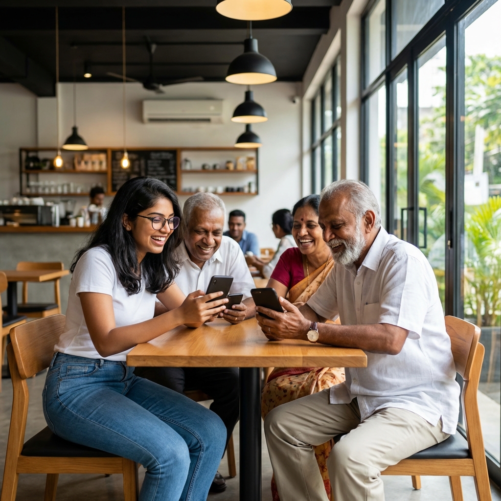 Sri Lankans enjoying digital life